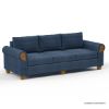 Picture of Squamish Rolled Arm Modern Three Seater Sofa