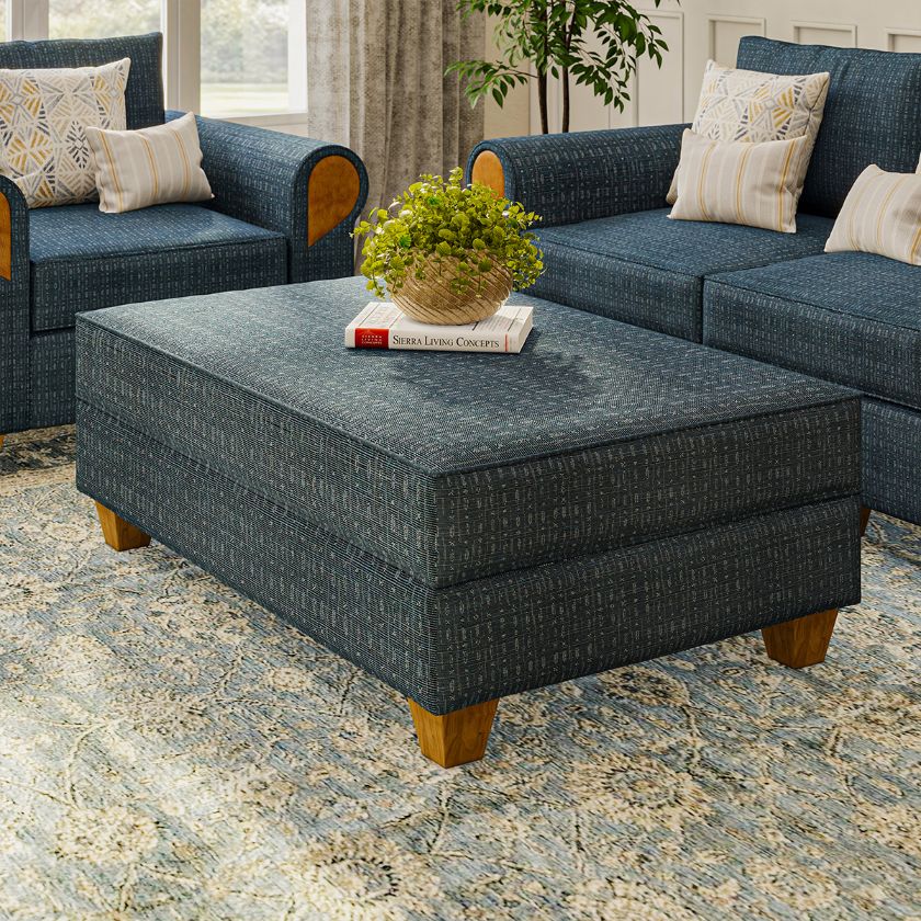 Picture of Squamish Modern Upholstered Ottoman Coffee Table