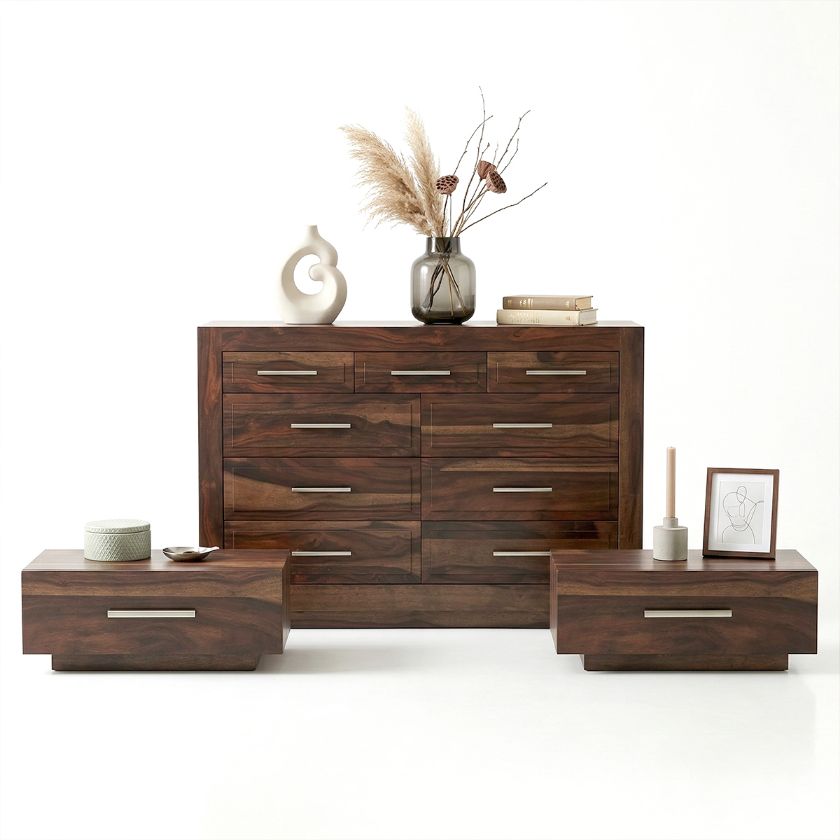 Picture of Sierra Nevada Solid Wood Dresser and Nightstand Set