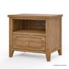 Picture of Milipitas Solid Rustic Wood 3 Piece Canopy Bedroom Set