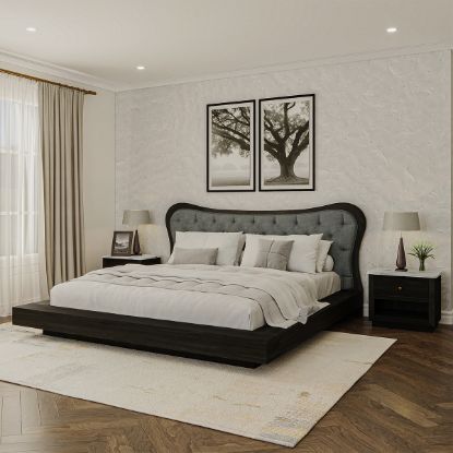 Picture of Timmins Freeform Solid Wood 3 Piece Bedroom Set