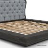 Picture of Timmins Freeform Tufted Headboard Low Profile Platform Bed Frame
