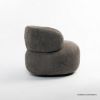 Picture of Shannon Gray Single Seater Modern Curved Sofa