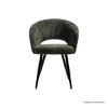 Picture of Campbellton Corduroy Curved Back Boucle Dining Chair