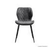 Picture of Hampstead Modern Gray Velvet Armless Dining Chair