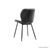 Picture of Hampstead Modern Gray Velvet Armless Dining Chair