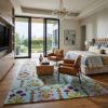 Picture of Oshawa New Zealand Wool Hand Tufted Floral Rug