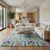 Picture of Oshawa New Zealand Wool Hand Tufted Floral Rug