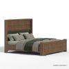Picture of Innisfil Modern Solid Wood Curved Platform Bed Frame