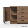 Picture of Innisfil Modern Curved Chest of Drawers Dresser with Cabinet 