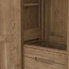 Picture of Brant Rustic Solid Wood Scandi Modern 2 Door Armoire