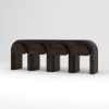 Picture of Chico Solid Dark Wood Arched Console Table with Drawers