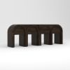 Picture of Chico Solid Dark Wood Arched Console Table with Drawers