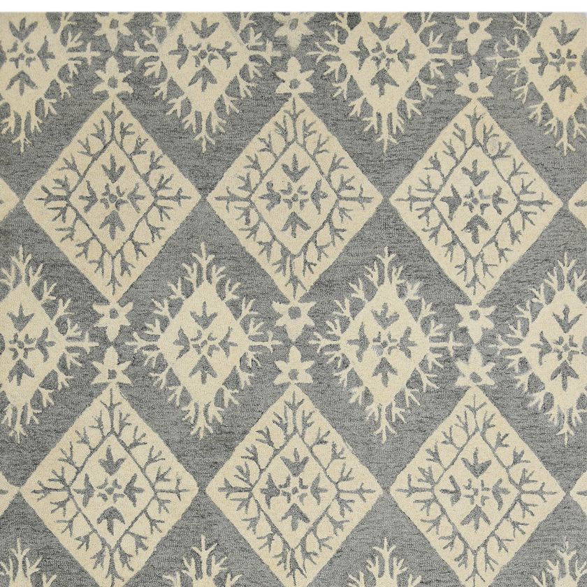 Picture of Drumheller Hand Tufted Neutral Color Living Room Rug