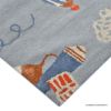Picture of Wrestmount Hand Tufted Wool Airplane Kids Rug