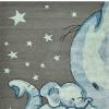 Picture of Nipigon Hand Tufted Stars & Elephant Nursery Rug