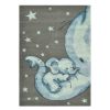 Picture of Nipigon Hand Tufted Stars & Elephant Nursery Rug