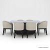 Picture of Perris Modern Black 7 Piece Dining Room Set 