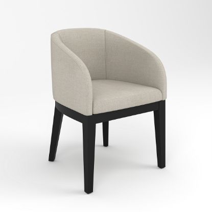 Picture of Perris Fully Upholstered Barrel Dining Chair