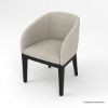 Picture of Perris Fully Upholstered Barrel Dining Chair