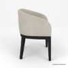 Picture of Perris Fully Upholstered Barrel Dining Chair