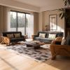 Picture of Pierre Mid Century Scandinavian 3 Piece Sofa Set for Living Room