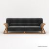 Picture of Pierre Mid Century Scandinavian 3 Piece Sofa Set for Living Room