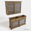 Picture of Surrey Rustic Free Standing Kitchen Pantry Storage Cabinet