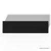 Picture of Aventura Two-Tone Black Modern Entryway Bench with Drawers