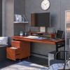 Picture of Fargo Industrial Home Office Computer Desk with File Cabinet