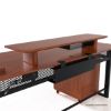 Picture of Fargo Industrial Home Office Computer Desk with File Cabinet