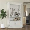 Picture of Vaughan White Farmhouse Kitchen Coffee Bar Station 