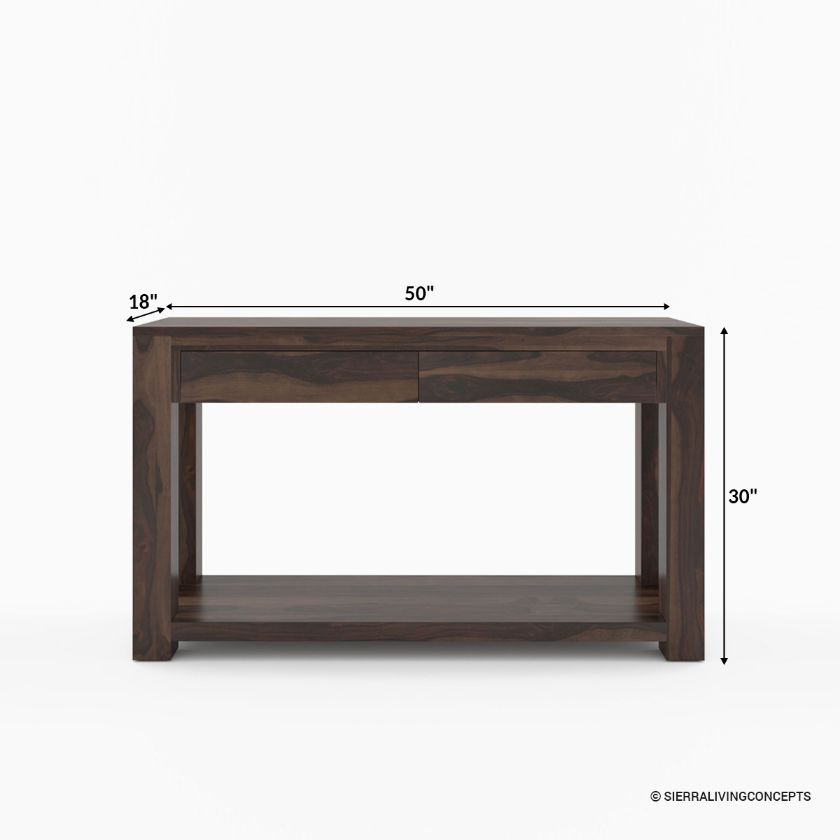 Glencoe Console Table With Storage Size Image