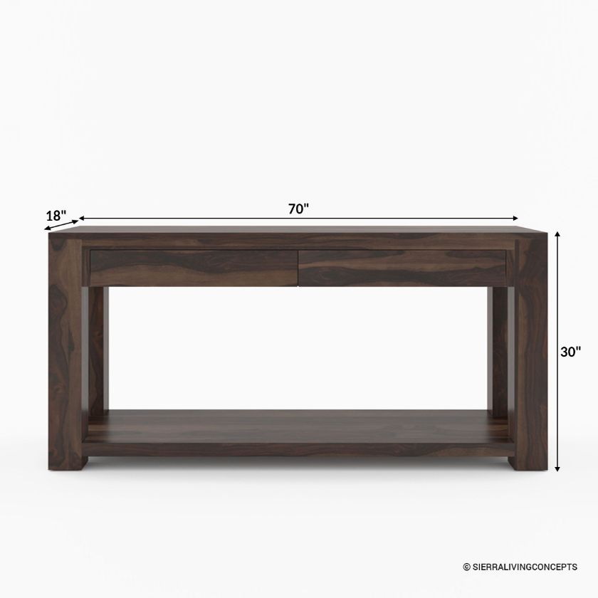 Glencoe Console Table With Storage Size Image