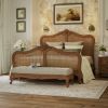 Picture of Gilbert French Provincial Rattan & Wood 4 Piece Bedroom Set