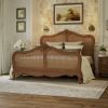 Picture of Gilbert French Provincial Rattan & Wood Bed Frame