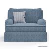 Picture of Augusta Patterned Single Seater Skirted Sofa