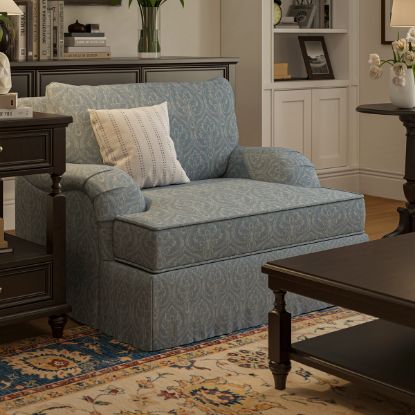 Picture of Augusta Patterned Single Seater Skirted Sofa