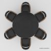 Picture of Flint Modern Round Dining Table Set for 6