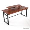Picture of Fargo Industrial Home Office Computer Desk with File Cabinet