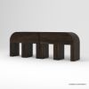 Picture of Chico Solid Dark Wood Arched Console Table with Drawers