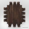 Picture of Dallas Ranch Solid Wood Grand Dining Table Set for 14