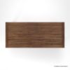 Picture of Adelanto Rustic Dark Teak Wood Rectangle Dining Table