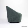 Picture of Marieville Modern Boucle Dark Green Swivel Accent Armchair