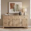 Picture of Racine Solid Wood Fluted Sideboard with Drawers