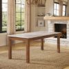 Picture of Flint Marble Top Rustic Farmhouse Dining Table