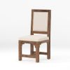 Picture of Flint Rustic Farmhouse Upholstered Armless Dining Chair