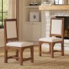 Picture of Flint Rustic Farmhouse Upholstered Armless Dining Chair