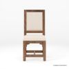 Picture of Flint Rustic Farmhouse Upholstered Armless Dining Chair