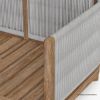 Picture of Pilsen Solid Teak Wood & Rope 4 Piece Outdoor Sofa Set
